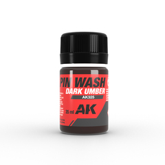 AK Interactive Dark Umber Pin Wash, 35мл