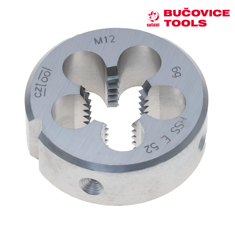 Плашка М12х1,75 DINEN22568 HSSE 6g 38х14мм Bucovice(CzTool) 290120