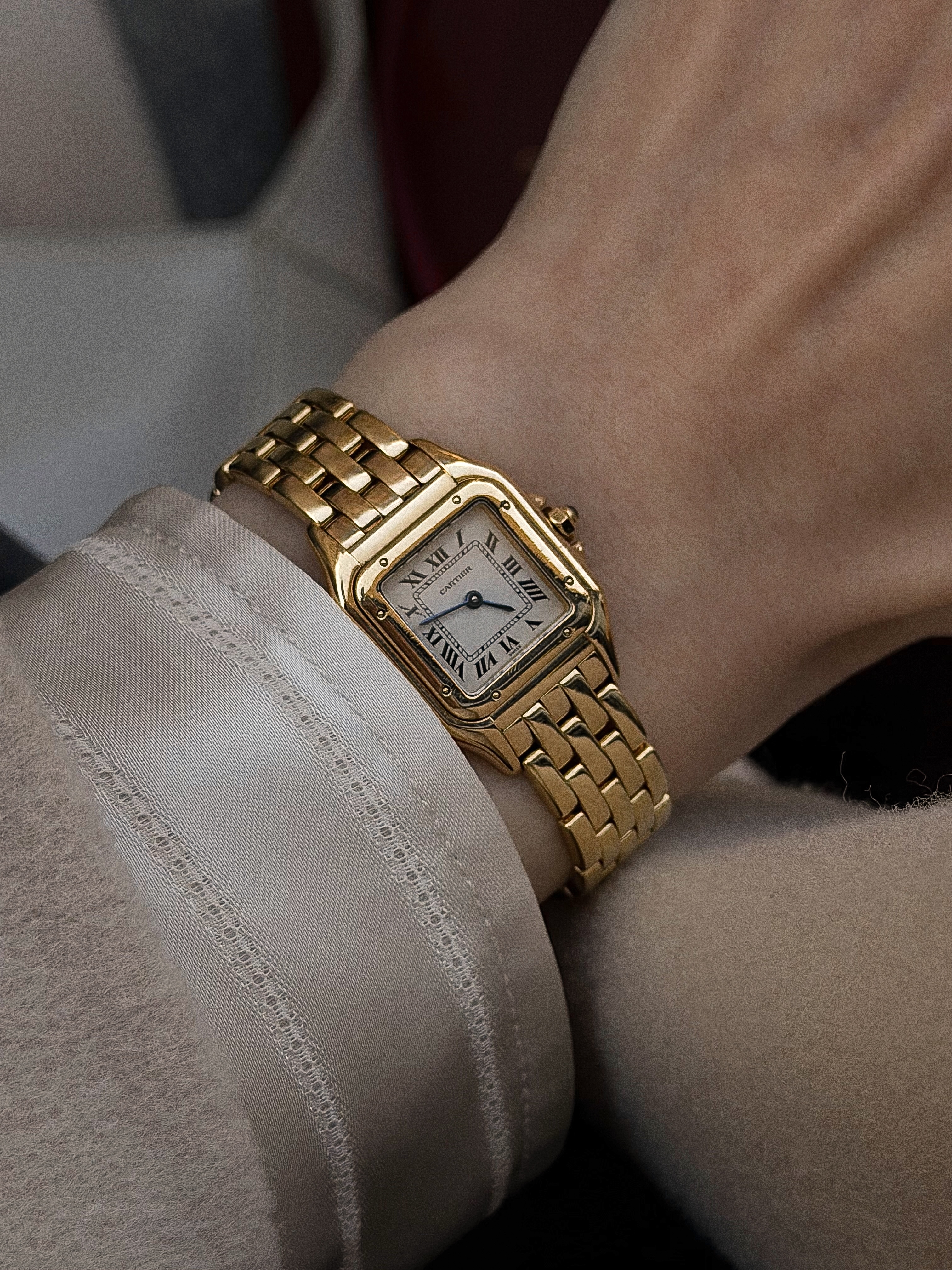 Редкие винтажные часики Cartier Panthere