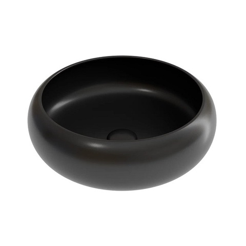 Ceramica Nova Element CN6050MB Умывальник чаша накладная круглая, 36x36, цвет: чёрный матовый
