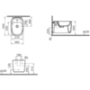 VitrA Plural 7831B401-0288 Биде подвесное, матовый белый