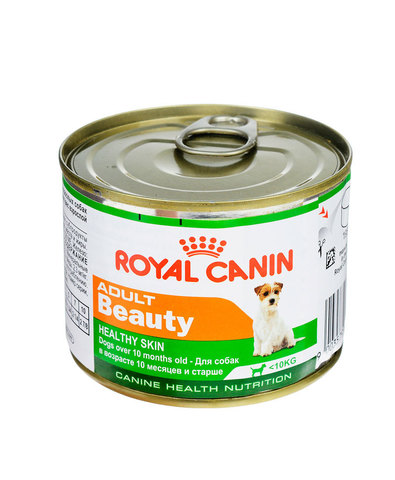 Royal Canin Adult Beauty консервы для собак для поддержания здоровья шерсти и кожи 195 г