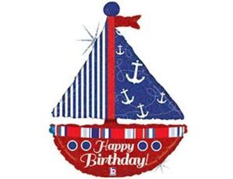 Шар Б Фигура, Парусник блеск, Happy Birthday, 29