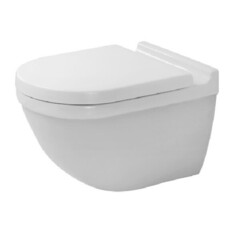 Duravit Starck 3 25270900001 Унитаз подвесной безободковый, 540х360 мм, с креплением Durafix, с WG, цвет белый фото
