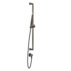 Gessi Inciso 58142#299 Штанга в комплекте с душевой лейкой, шланг 1,50 м, вывод воды из стены, цвет: nero XL фото
