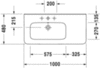 Duravit DuraStyle 2325100030 Раковина мебельная