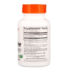 Doctor's Best, L-карнитин фумарат с карнитинами Biosint, 855 мг, 60 растительных капсул
