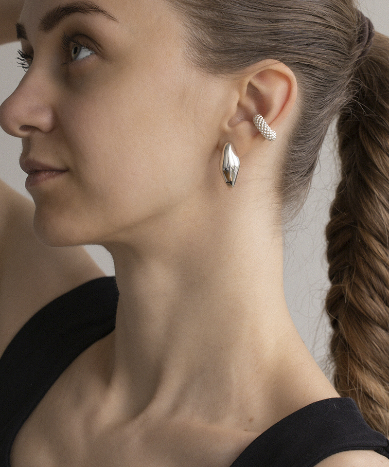 Серьги ROMB silver