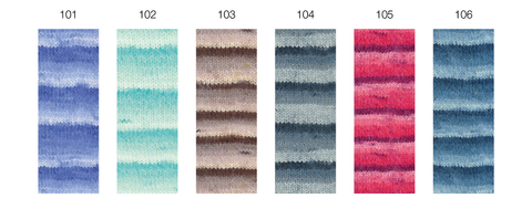 Lana Grossa Meilenweit Cosy Socks Soft Stripes 104