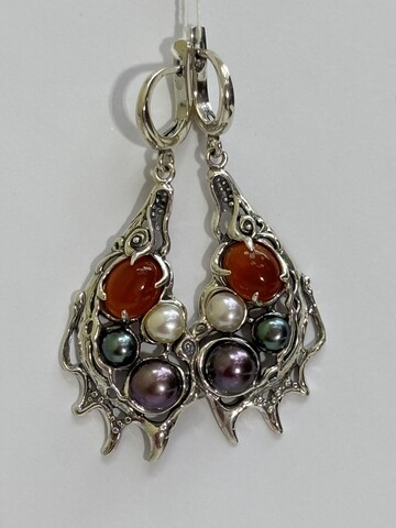 Дана (серьги из серебра)