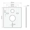 Berges 43382 Комплект : инсталляция АТОМ Line кнопка черная Soft Touch, унитаз VITA Rimless 49 см, сиденье дюропласт микролифт, быстросъём