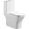 BelBagno Neon BB8617CPR-MN/SC Унитаз-моноблок безободковый с сиденьем, цвет: белый