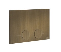 Gessi 54617#713 Клавиша смыва для унитаза, двойная, для систем инсталляций TECE, цвет Antique Brass фото
