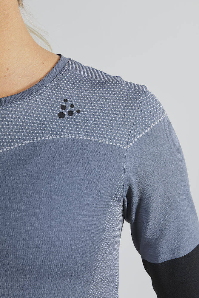 Craft Fuseknit Comfort Blocked комплект термобелья женский grey-black - 6