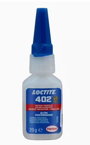 Loctite 402 (Локтайт 402) - высокотемпературный универсальный клей - 20 г