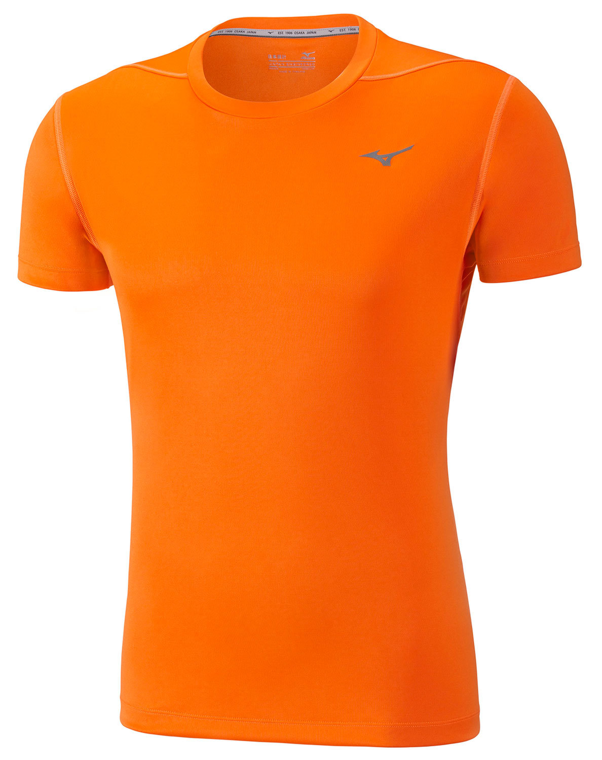 Беговая футболка мужская Mizuno DryLite Core Tee оранжевая