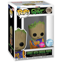 Funko POP! I Am Groot: Groot With Cheese Puffs (FL) (Exc) (1196)