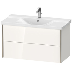 Duravit XViu XV41170B122 Тумба подвесная 565x1010x469мм под раковину # 233210, 2 ящика, цвет: белый глянцевый фото