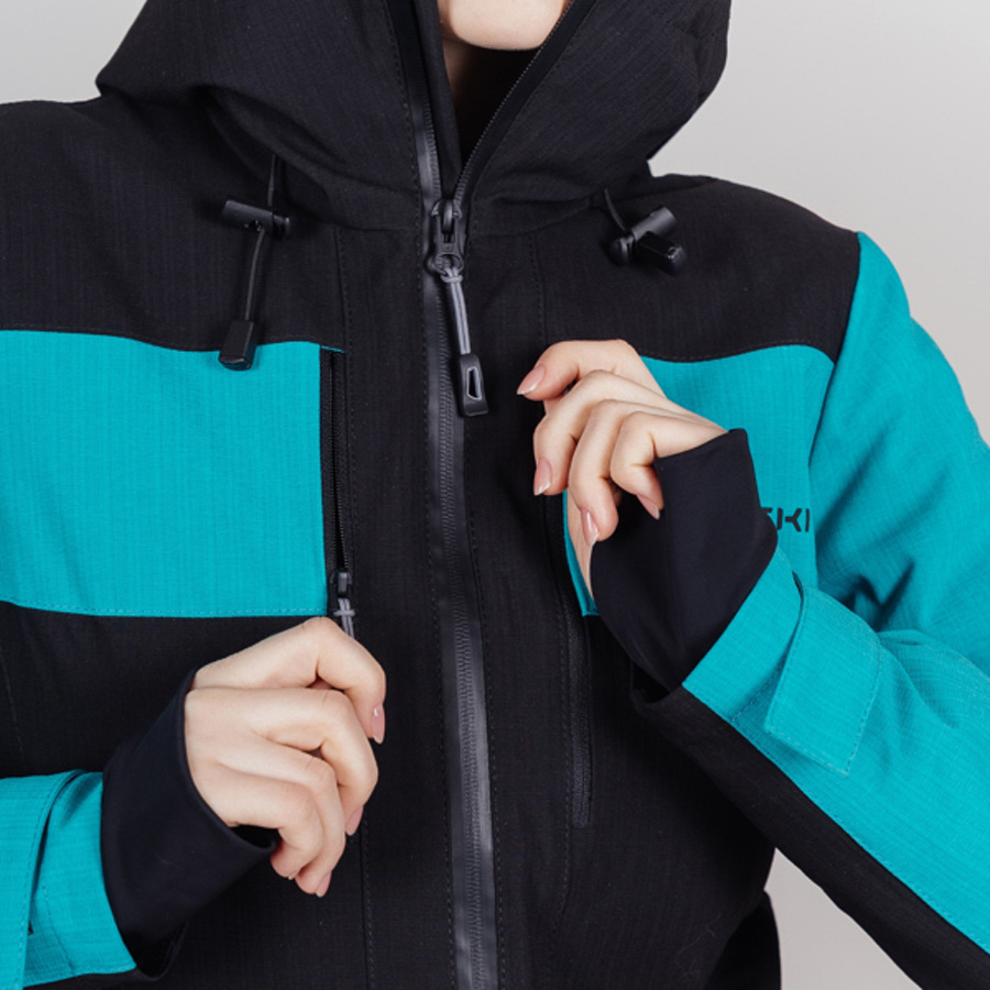 Женский горнолыжный костюм Nordski Lavin black-malachite - 5
