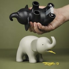 Диспенсер для скотча elephant, серый