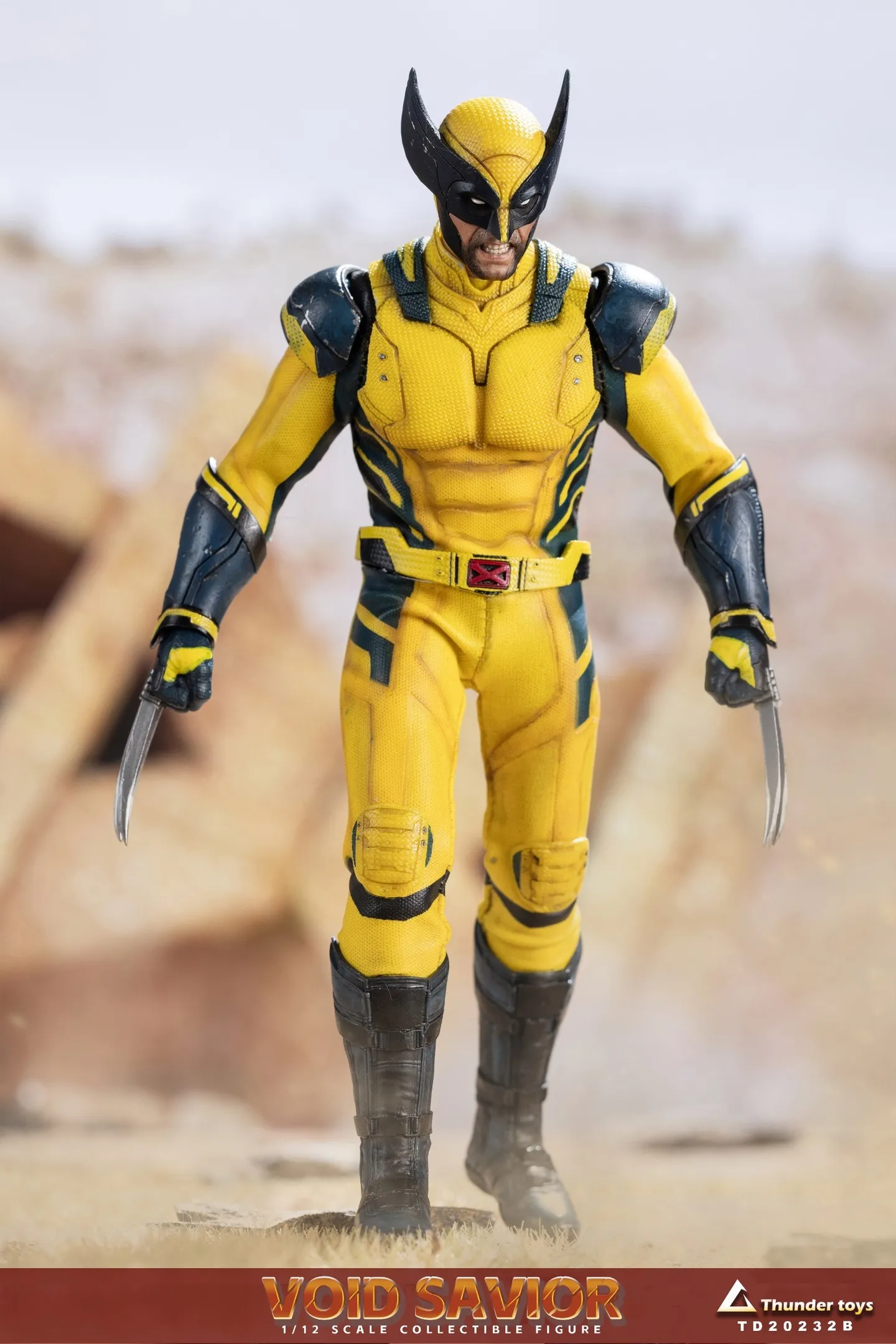 Фигурки Дэдпул и Росомаха из фильма Deadpool & Wolverine 1/12