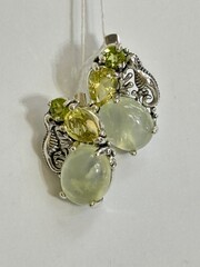 Море (серьги из серебра)
