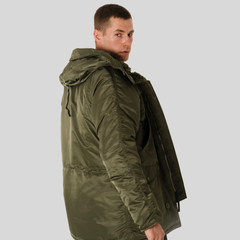 Парка Alpha Industries N-3B Slim Fit Sage Green (Зеленая)