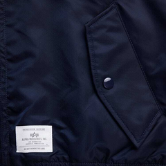Бомбер Alpha Industries L-2B Hooded Gen II Replica Blue (Синий)