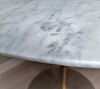 Стол обеденный белый Tulip Marble Brass — фото 8