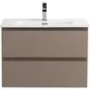 BelBagno KRAFT-600-2C-SO-СO База под раковину подвесная с фрезерованными ручками по всей длине фасада с двумя выкатн. ящ., Бежевый Мат., 600x455x500