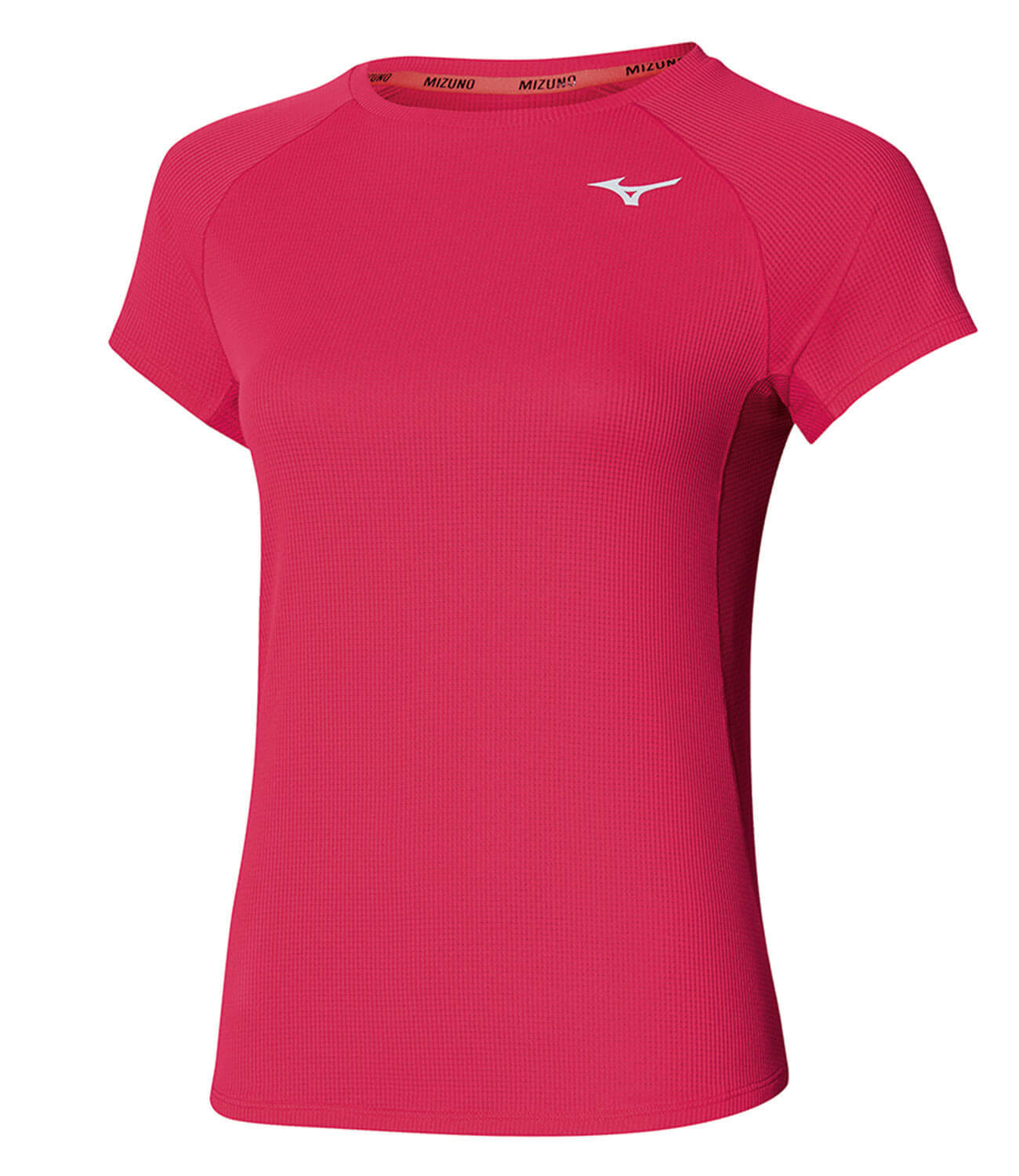 Mizuno Dryaeroflow Tee беговая футболка женская розовая