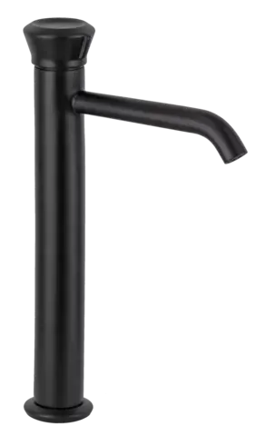 Remer Element ET11LXLNO Смеситель для раковины высокий, цвет: черный матовый