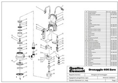 Насос дренажный QUATTRO ELEMENTI Drenaggio 400 Zero (400 Вт, 7000 л/час, 7 м) 241-802