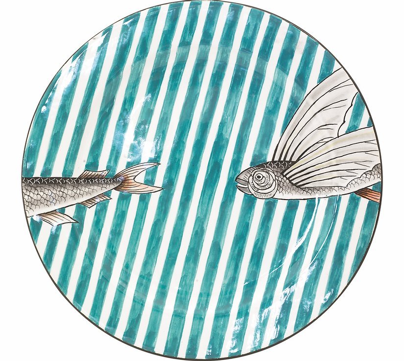 Set of plates Flying Fish collection, 4 pc.