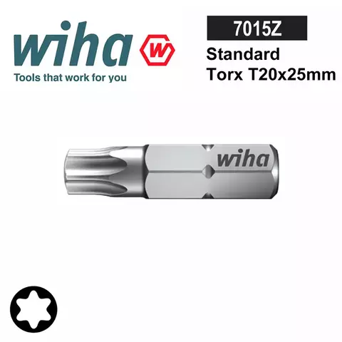 Бита T20 х25мм TORX Wiha 7015Z 01718