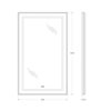 BelBagno Kraft SPC-KRAFT-800-800-LED-TCH-WARM-NERO Зеркало со встроенным светильником, сенсорным выключателем и подогревом, цвет: чёрный