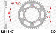 12813-47 звезда задняя AFAM (JTR479.47) для Yamaha FZ Fazer
