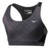 Mizuno Alpha Printed Bra беговой топ женский серый - 1