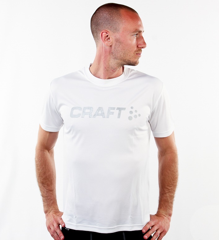 CRAFT ACTIVE RUN LOGO мужская беговая футболка