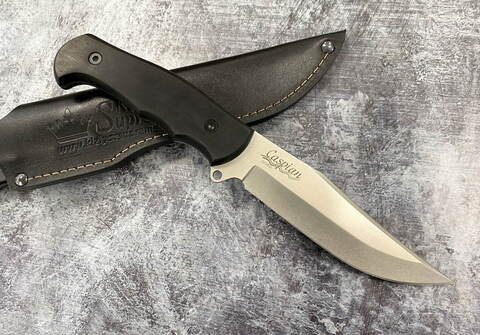Туристический  нож Caspian D2 StoneWash Граб, Kizlyar Supreme, 4650065059299