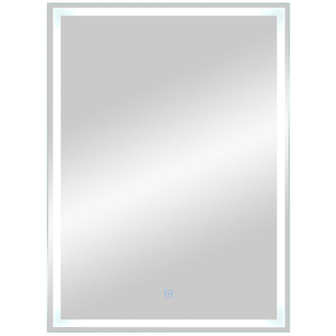 Art&Max Techno AM-TEC-600-800-1D-L-DS-F Зеркало-шкаф с подсветкой, цвет: белый