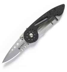 Фото Полуавтоматический складной нож CRKT Van Hoy On Fire, сталь AUS-8, рукоять сталь 410 Stainless Steel