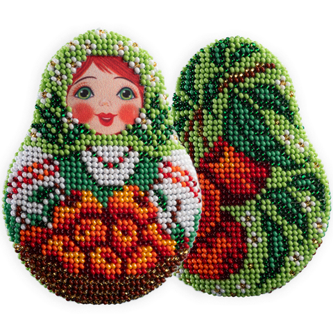 Матрешка с яблоками