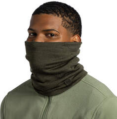 Шерстяной шарф-труба Buff Merino Heavyweight Solid Bark - 2