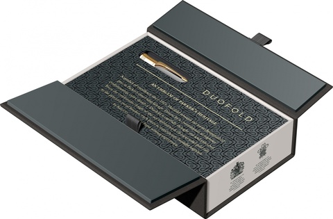 Ручка шариковая Parker Duofold Classic, K74, Black GT (1931386)