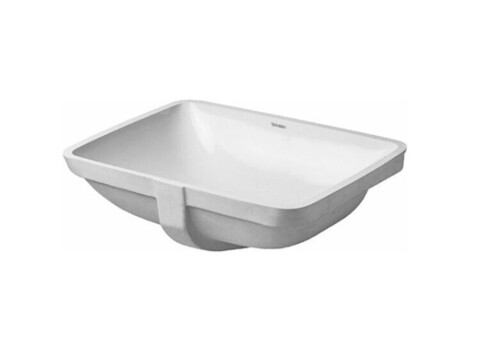 Duravit Starck 3 3054900001 Раковина для встраивания снизу, с перел.,включая крепл.для встр. в дерев. столеш.,490x365мм, с покрытием WonderGlis цвет белый