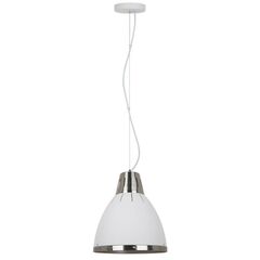 Светильник подвесной Camelion, PL-426М C71 Loft, 40 Вт, E27, 1лам, IP20, белый, хром, 13034