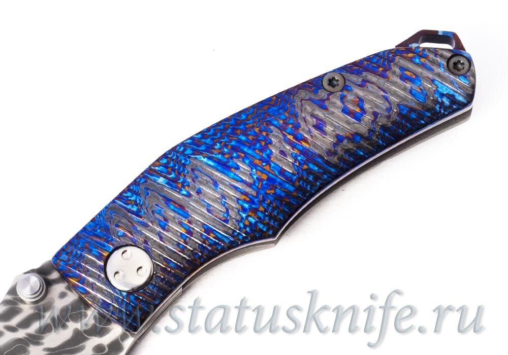 Нож Осаренко Дмитрий 10.20 Vegas Forge Damascus Zirconium Titanium Timascus