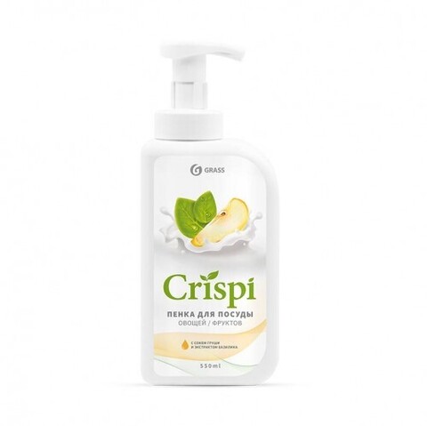 GraSS  Пенка для мытья посуды GraSS CRISPI С соком груши и экстрактом базилика 550мл