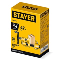 Трубная струбцина STAYER 3/4